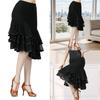 Ballroom Dance Skirts for Women Elegant Ballroom Dancing Waltz Dances Party Long Swing Mesh Skirt Performances Costumes