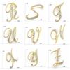Europäische & Amerikanische Modebrosche: Englische Buchstaben mit Wasserfall-Diamanten-Einlage