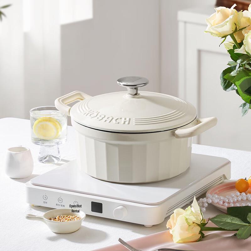 KOBACH 24cm Cast Iron Enamel Casserole