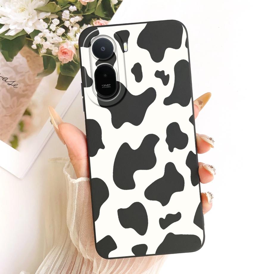 For Xiaomi Redmi A7 Pro Poco C85X Phone Case Floral Daisy Aesthetic Moon Nigth Bow Pattern Funda Soft Matte Silicone Back Cover