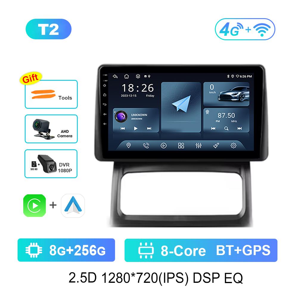 Car Video Multimedia Player DSP Stereo 9 Inch for Renault Clio 2 BB CB 2001 - 2012 Android System GPS Navi WiFi IPS Screen 4G BT