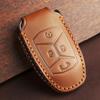 Leather Car Key Cover Keychain Holder Case Protector for Geely LYNK&CO 01 02 03 05 2017 2018 Keyless Go Remote Shell Accessories