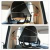 Car Seat Coat Hanger Stainless Steel Telescopic Adjustable Auto Organizer Auto Coat Hanger for Travel Road Trip Driving Summer