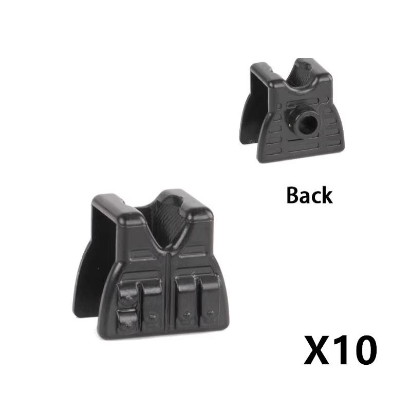 Military Building Blocks US Solider Figure M4 Gun Vest Special Force Tactical Bulletproof  Armour Weapon Accessories Bricks Toys