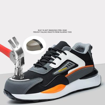 Scarpe Antinfortunistiche Protettive Antischiacciamento Antiperforazione Per Uomo Scarpe da Lavoro Sneakers Leggere Traspiranti Stivali da Lavoro di Sicurezza