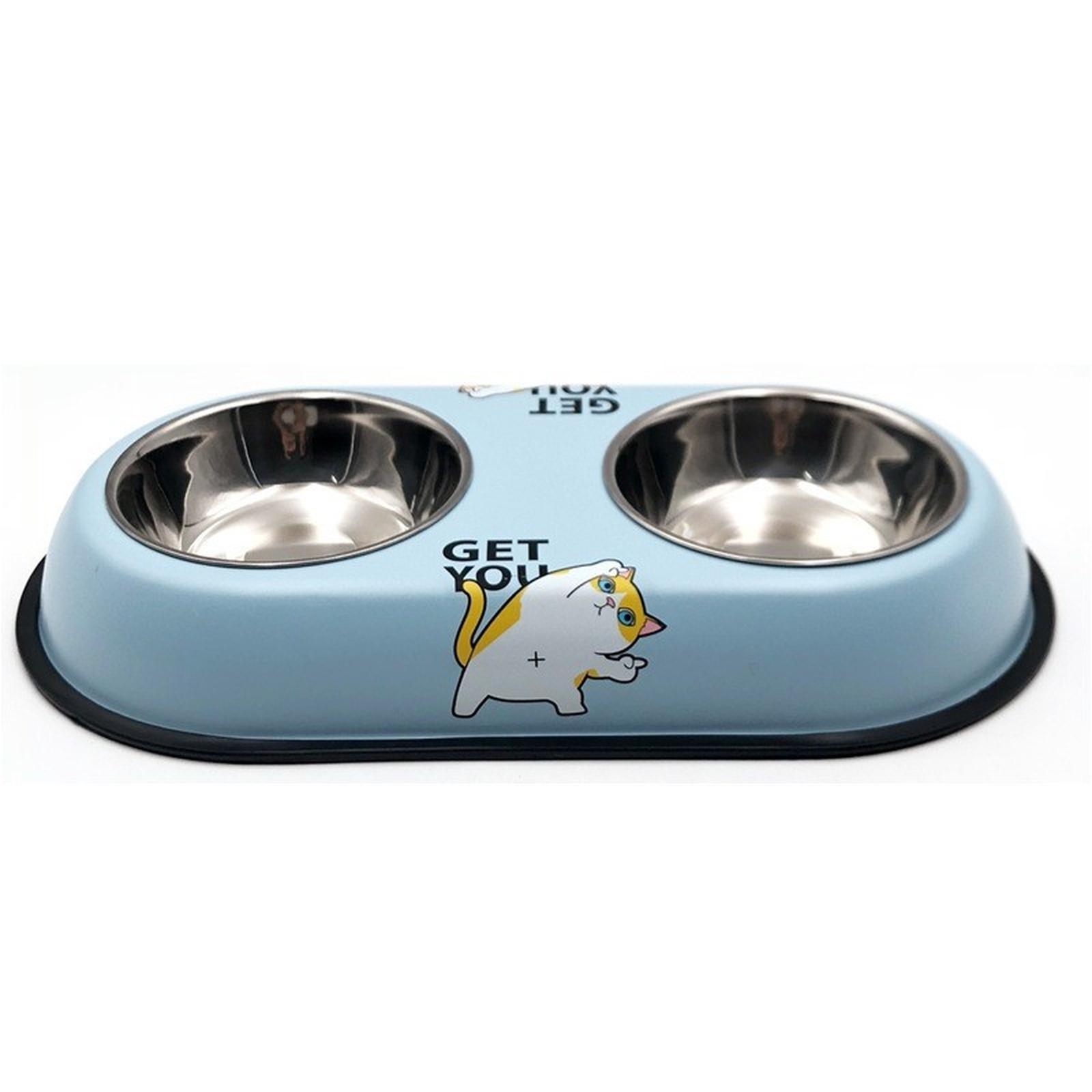 

Master Pet Supply Набор из двух мисок для собак с приподнятой подставкой и 2 (8 унций) Съемная посуда из нержавеющей стали (Ледник Синий) one size синий