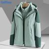 1818 Windproof Waterproof Detachable 2-Piece Outdoor Mountaineering Suit for Men & Women