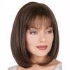 Chocolate Colored Medium Long Straight Hair