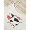 Milk Silk Tank Top Short Summer Sling Shorts Cute Cows Printing Lovely Lingeries Spaghetti Strap Pajama Set for Women