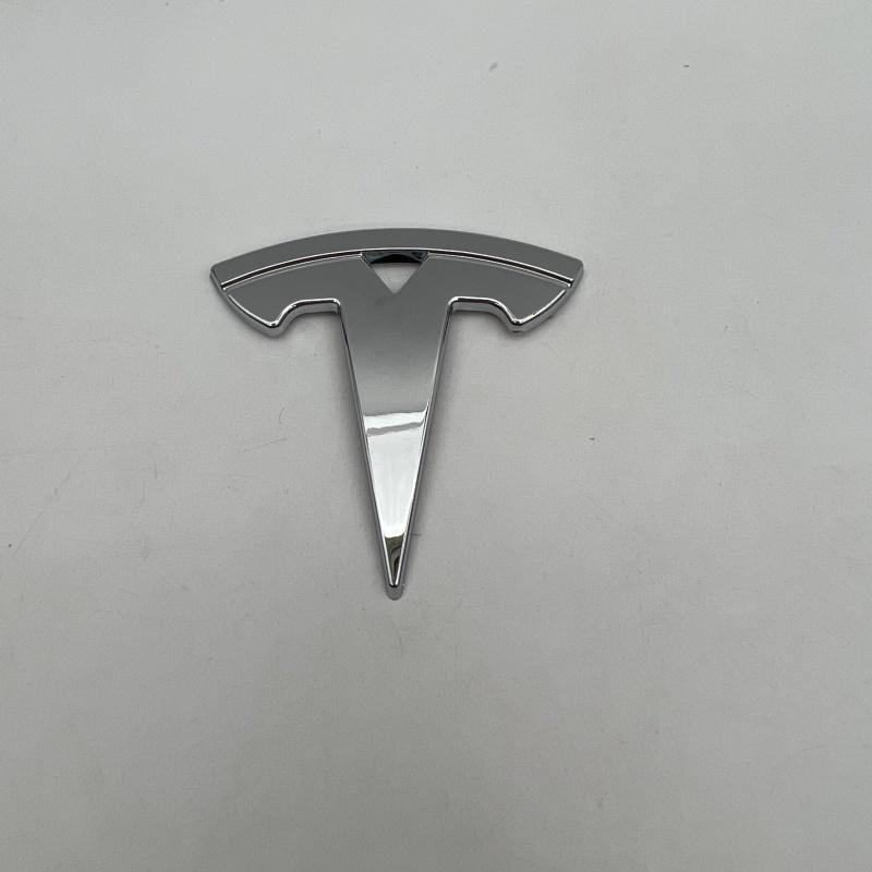 

1pcs ABS for Tesla ModeY Model3 car Emblem Steering Wheel Center Badge steer wheel sticker Decal Styling Auto accessories серебряный