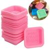 Random Color Silicone Cupcake Oval DIY Square Baking Mould Cupcake Mould Soap Mold Household