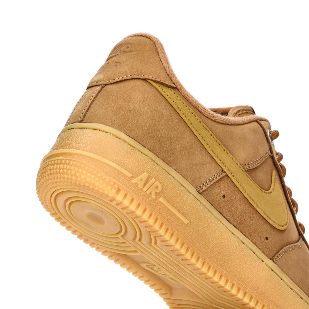 Nike Air Force 1 Low Flax 2019 Herren Sneaker Tan Gum-Light-Brown Schwarz CJ9179-200