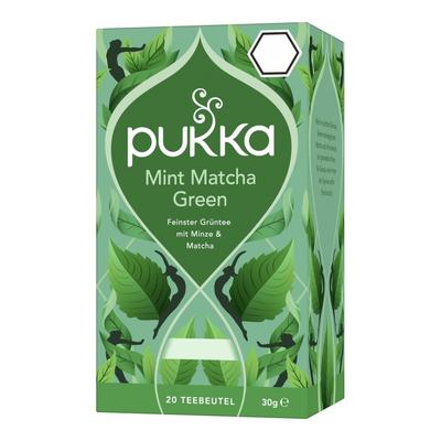 Puka Minze Matcha Grüner Tee 20 Teebeutel