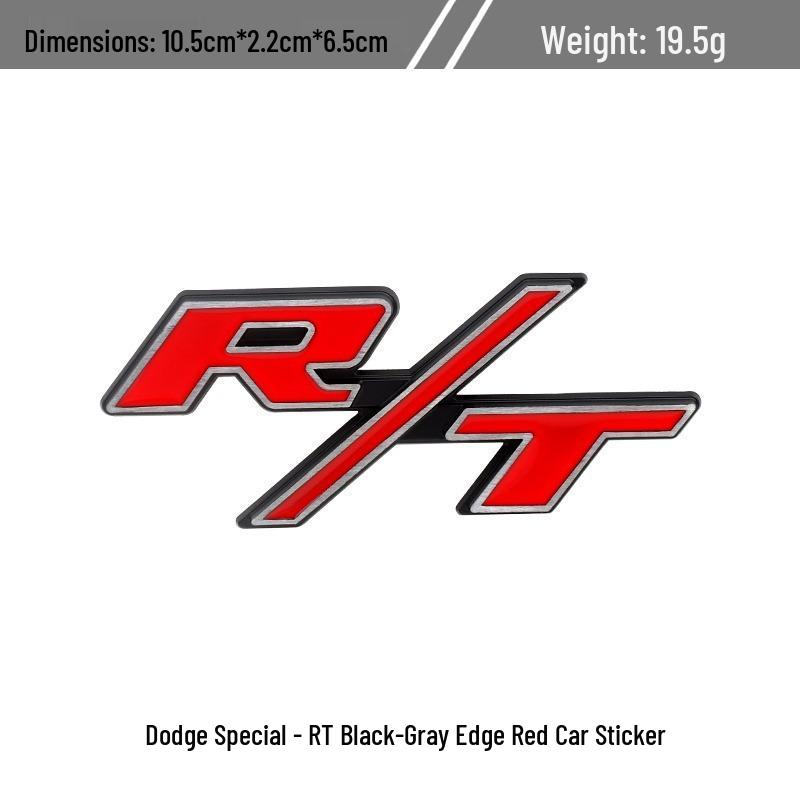 Dodge CHALLENGER Journey SRT Grille and Rear Emblem Metal Decorative Sticker