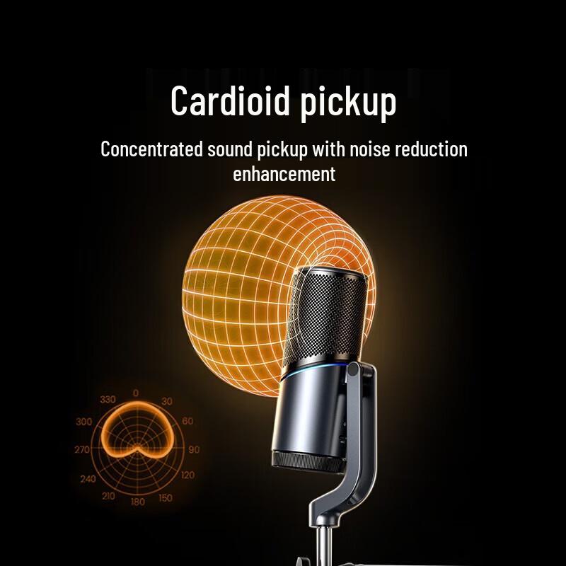 Ugreen USB Desktop Microphone with Boom Arm Stand