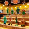 6-8Pcs New! Cartoon Miracle Dream Team Anime Figures Goat Cosplay Action Model Pvc Desktop Statue Ornament Collection Toy Gift