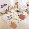 Universe Rocket Carpet for Living Room Carpet Home Children's Soft Crawling Mat Bathroom Anti-slip Kids Bedroom Large Decor Rugs