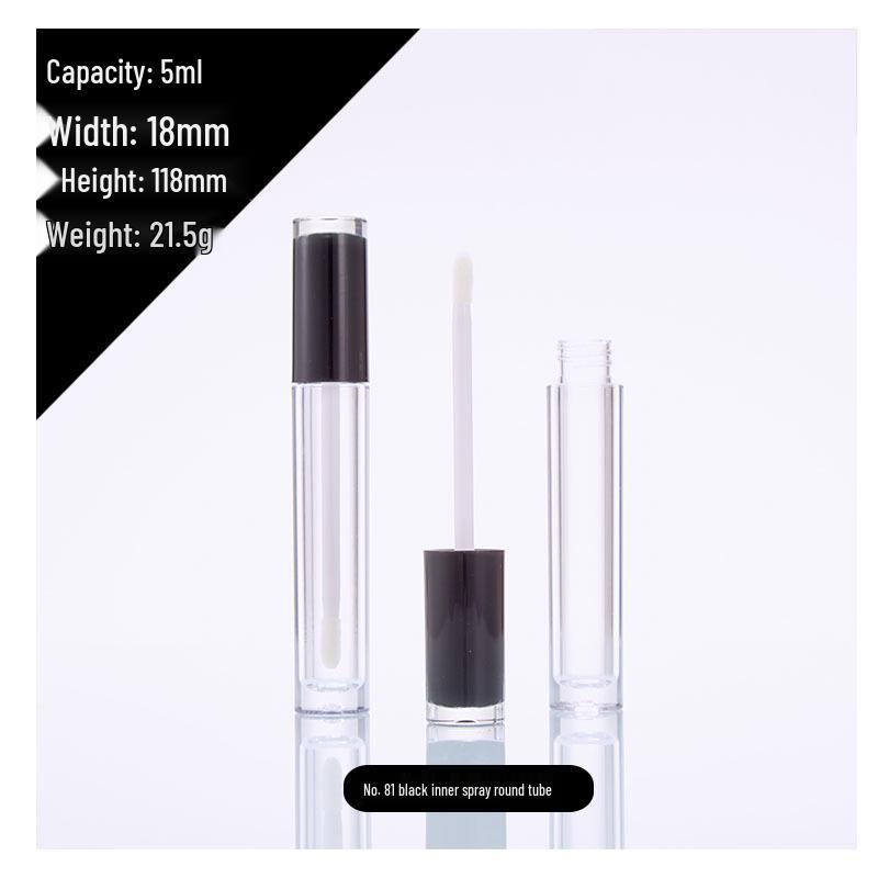 

В наличии: 5 мл Круглый Прозрачный Тюбик для Блеска для Губ, Внутреннее Напыление, Пустой Флакон для Блеска для Губ, Тюбик для Помады