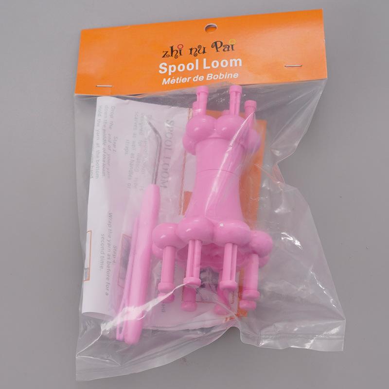 Двухголовочный инструмент для вязания Пряжа Простая вязальная машина Машина для намотки веревки, Вязальная машина Ручная вязальная машина