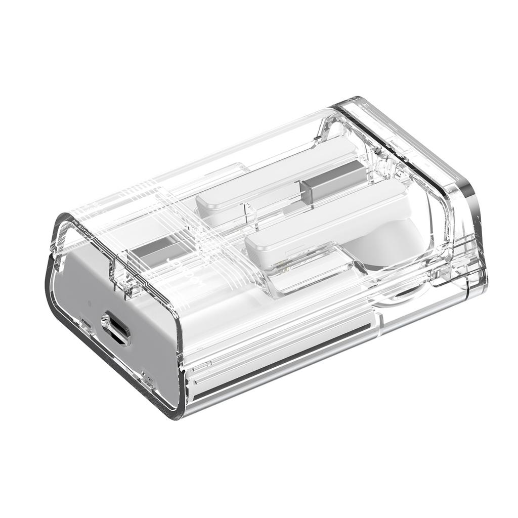 Joyroom IceLens TWS Bluetooth-Ohrhörer mit LED-Beleuchtung - Weiß