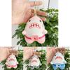 Adorable Plush Shark Keychain Doll Cute Stuffed Animal Pendant For Bags And Keys