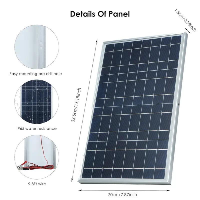 Flexible Solar Panel for Outdoor Monitoring, Chicken Coop & Car Charging