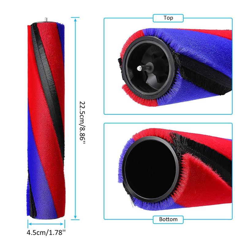 2PCS Soft Roller Brush Replacement Accessories For Dyson V8 Slim V10 Slim V12 Slim V15 Detect Slim Cordless Vacuum Attachments