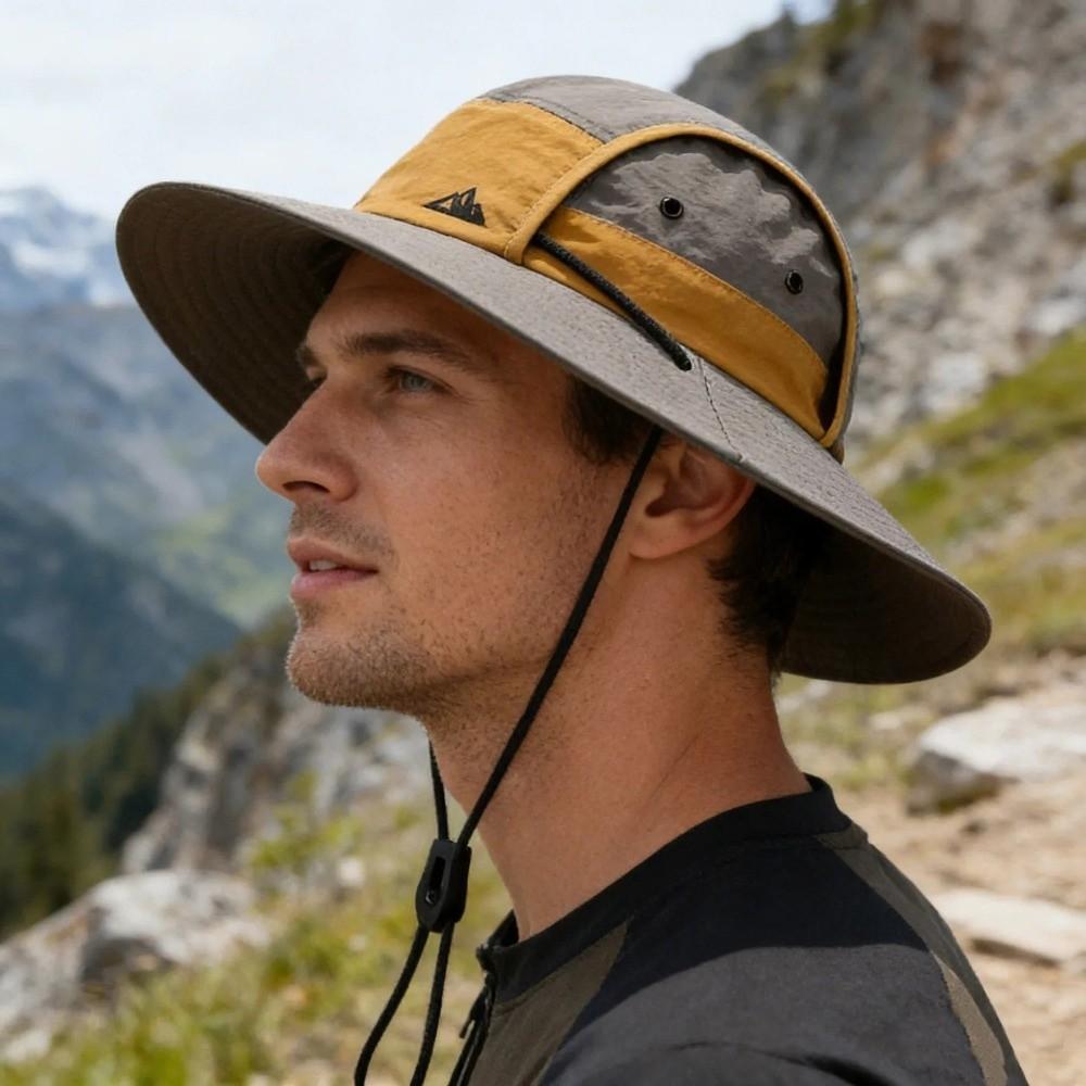 Quick Drying Fisherman Hat Large Brim Visor Cap New Bucket Hat