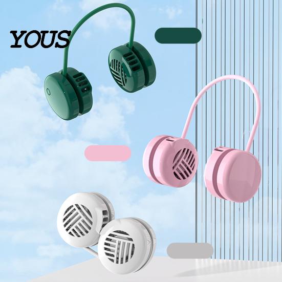 Neck Fan with Rechargeable Battery Portable Fan, Hands Free Wearable Personal 3 Speeds, Cooling for Hot Weather Mini 360 Degree Adjustable