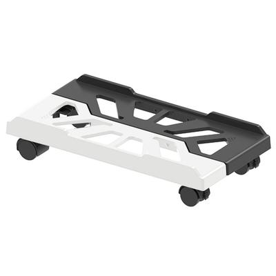 Support de Tour d'Ordinateur Mobile Réglable avec 4 Roulettes de Freinage Ventilation Support CPU Sous Bureau Dissipation de Chaleur Verrouillage