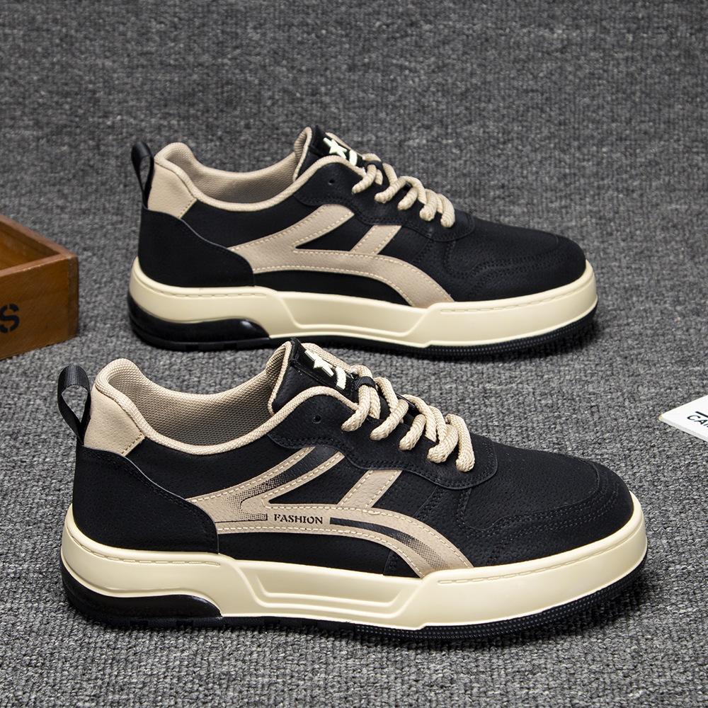 New shoes for casual leather sports comfortable and breathable running shoes 39