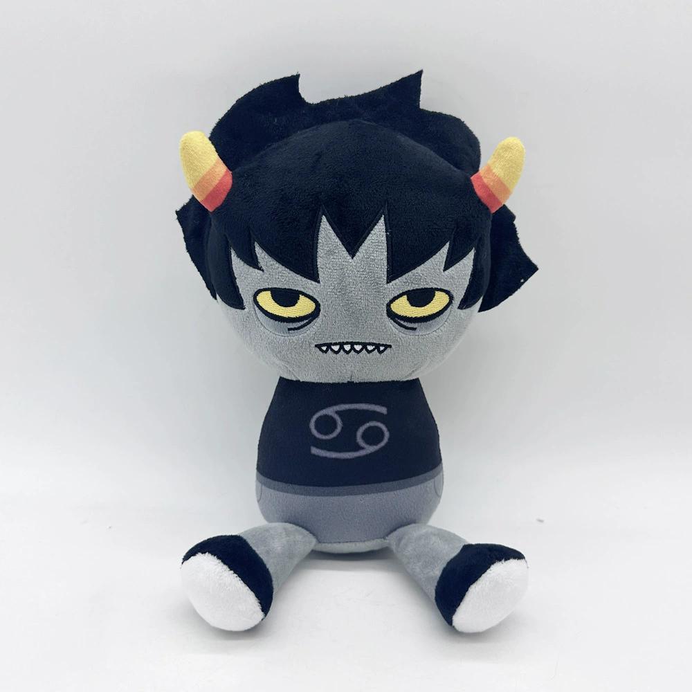 Homestuck John Egbert Plush Toy Cute Armless Boy With White Clothes Black Hair Stuffed Doll Pillow Toy For Kid Gifts