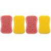 Shower Sponge Bath Sponges for Bathing Home Use Skin Cleaning Body Wash Pads 14.00x8.00x5.00cm Size 4pcs