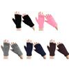Women Men Electric Heating Gloves Winter Warm USB Heated Gloves Fingerless 5V Rechargable for Sports Skiing for Running Cycling