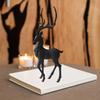 Creative Craft Deer Decoration Holiday Tabletop Ornaments Sculpture For Standing