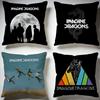 Heißes IImagine Dragons Kissenbezug Stilvoller Waschbarer Kissenbezug Ideal für Sofa Schlafzimmer Auto Dekoration