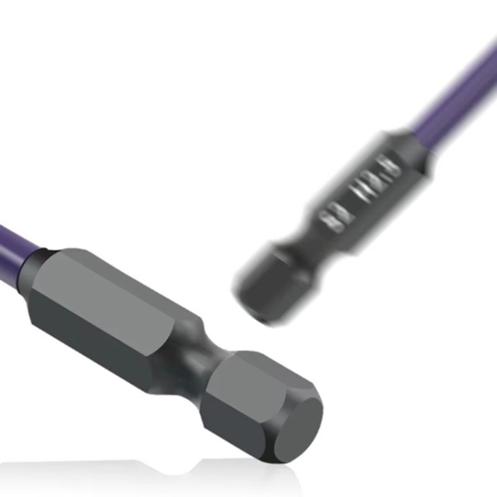 1/4 Inch Hex Shank Ball End Hex Bit with Double-ended Socket Hexagonal Screwdriver Bit