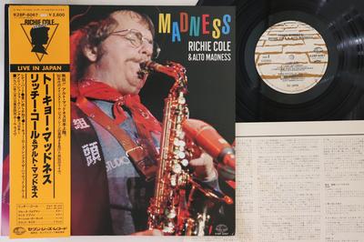 LP Record RICHIE COLE, ALTO MADNESS - Tokyo Madness K28P6067 SEVEN SEAS 1981 Japan Obi Jazz Used