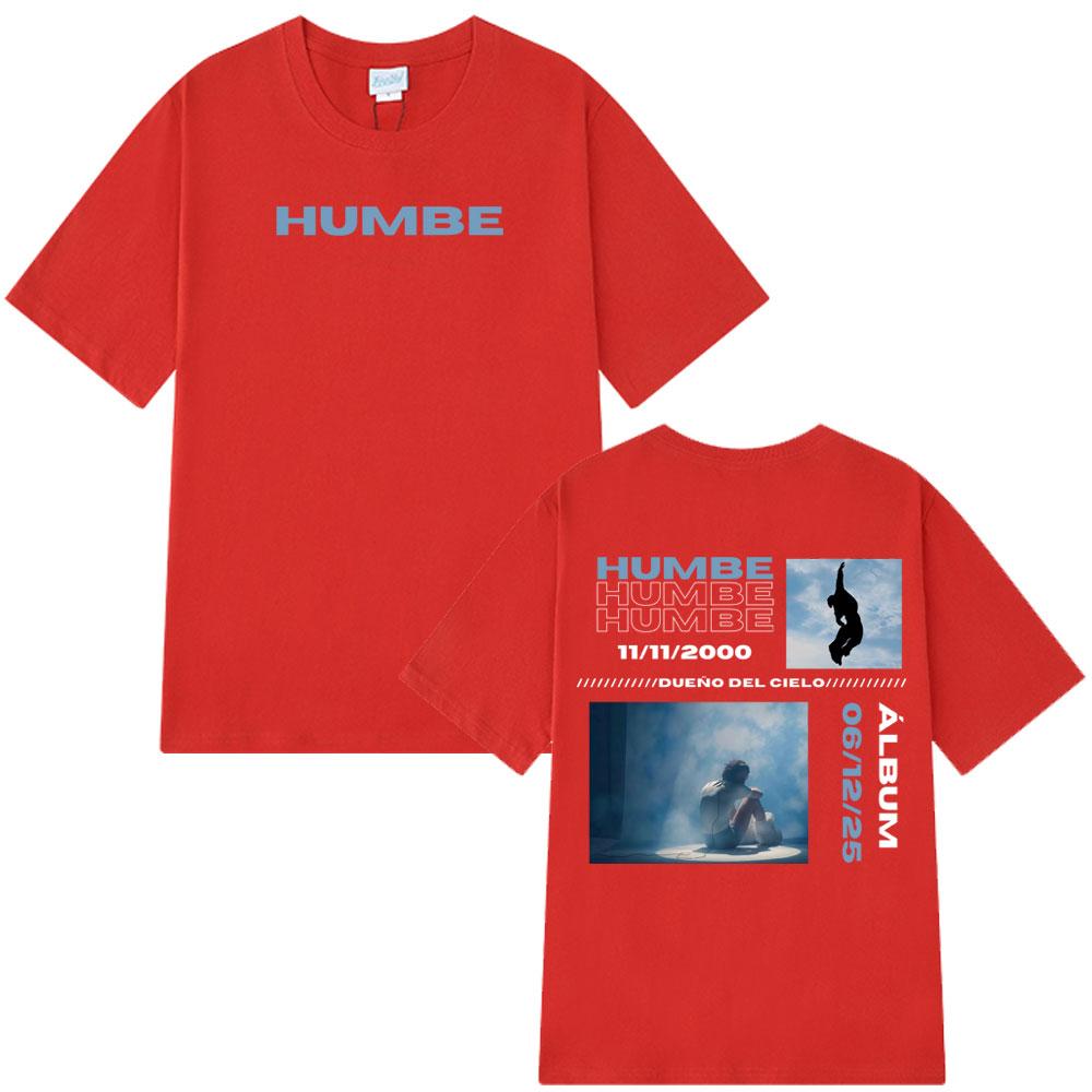 Customization Singer Humbe Esencia Tour Graphics T Shirts Unisex Unisex Hip Hop Tshirt Short Sleeve Fashion Oversized Cotton Tshir