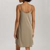 Hanro Cotton Silk Spaghetti Dress  74813 Silver Sage 