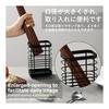 Toski Chopstick Holder, Cutlery Stand, 18-8 Stainless Steel Kitchen Utensil Holder, Black
