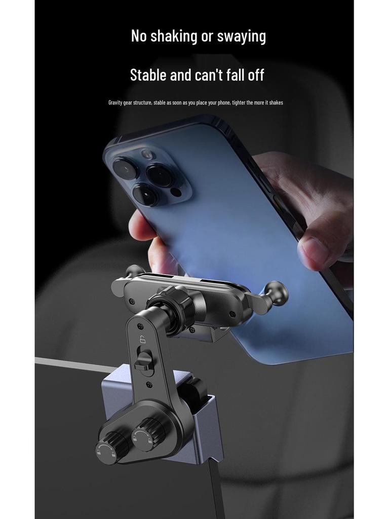 Gravity On-board Phone Holder for Car Display & Navigation