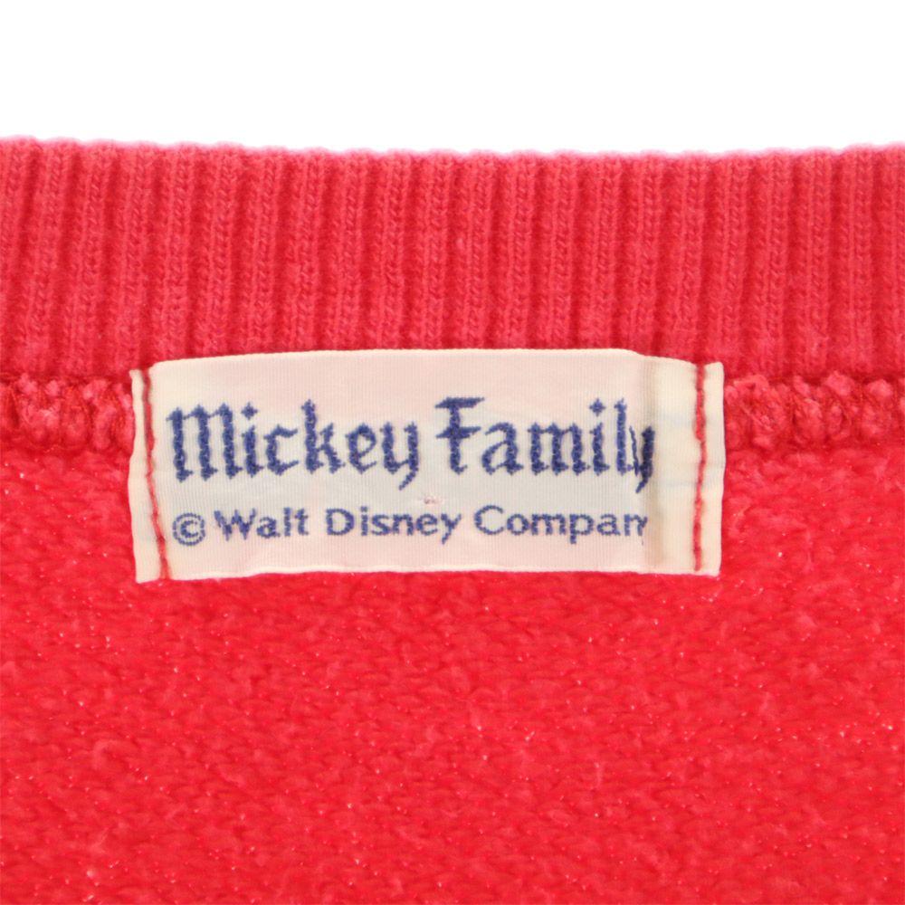 Mickey Family 90s Mickey Mouse Print Long Sleeve Trainer Men's Used