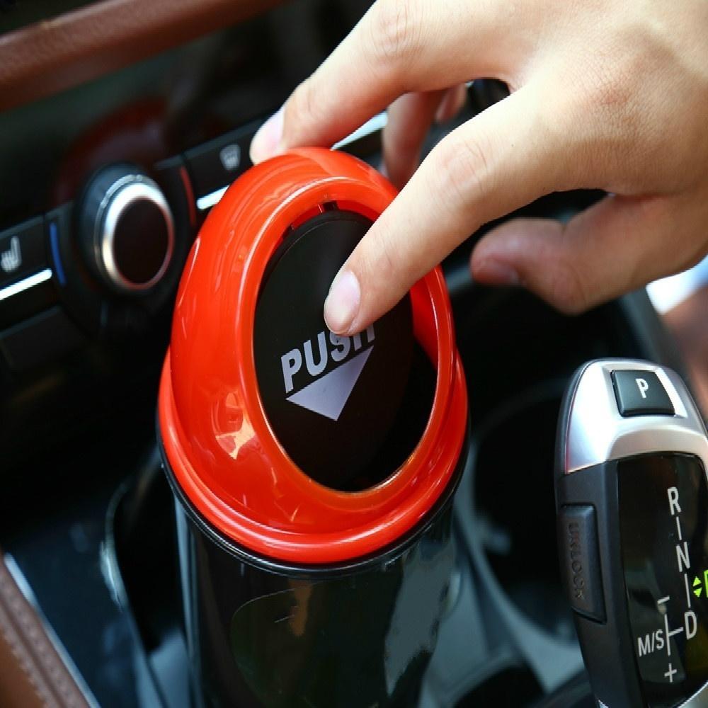 Dostępne 5 kolorów Kosz na śmieci samochodowy do przechowywania śmieci samochodowych Wiadro Automatyczny kosz na śmieci Pojemnik na śmieci Cas