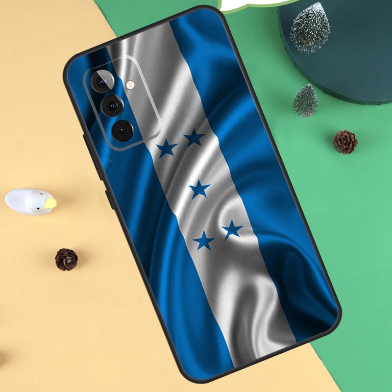 Honduras Flag Case For Samsung Galaxy A34 A54 A14 A13 A33 A53 A12 A32 A52 A71 A51 A25 A55 A35 A15 Cover