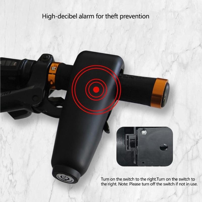 Motorcycles Lock, Anti Theft Grip-Lock,Security Locks for Throttle & Brake Handlebar,Lock Front Brake & Clutch