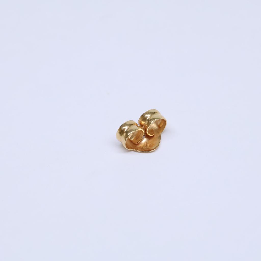 STAR JEWELRY K18 0.03 DIAMOND MOON PIERCED EARRING Diamond Moon Single Ear earring Yellow GoldUsed