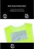 Breathable Mesh Reflective Safety Vest for Construction and Traffic Inspections