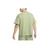 Nike Solid Color Polo Collar Short Sleeve T-Shirt for Men In Green