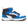 Puma Rebound Mid Kids Sneakers Kids Sneakers White Blue 393832-06